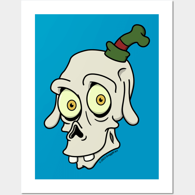 Goof Skull Wall Art by Gregg.M_Art